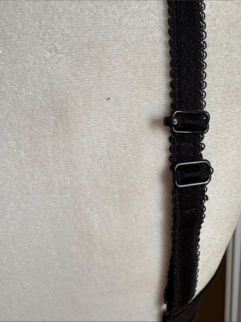 NWT Wacoal/Soma Lace-Trim Bralette in Black and Cream - Picture 7 of 10